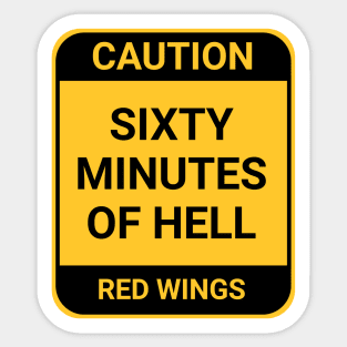 SIXTY MINUTES OF HELL Sticker